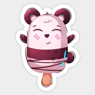 Panda Popsicle Sticker